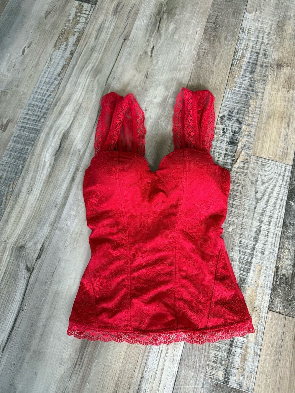Red corset